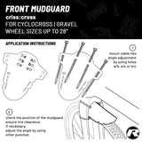 Riesel Design - Front Mudguard - CRISS:CROSS