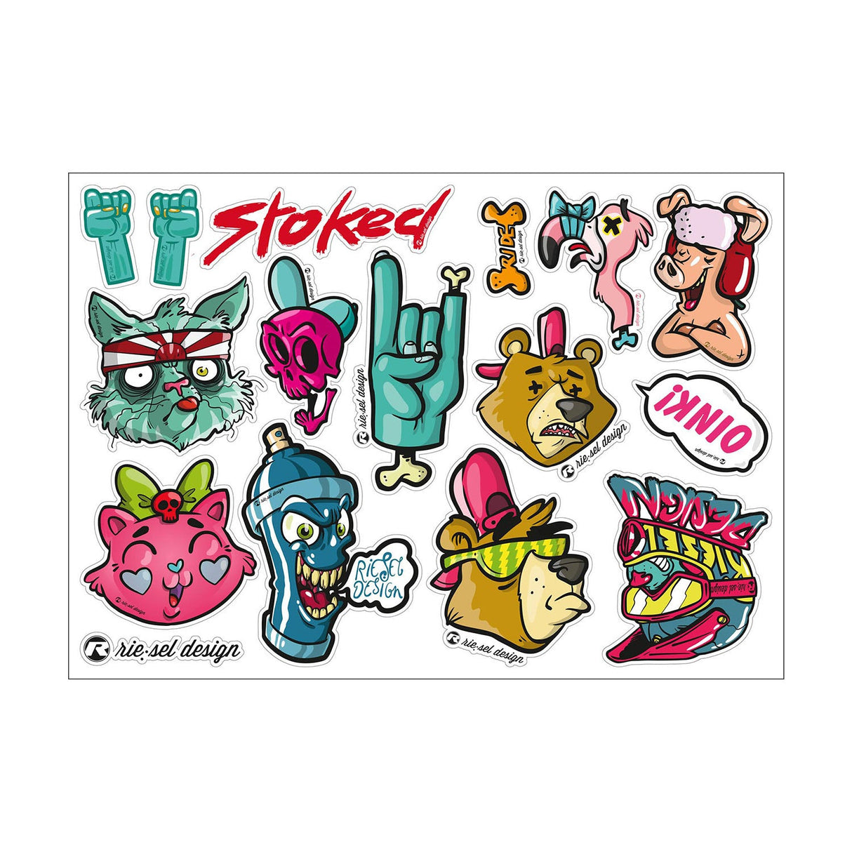 Riesel Design - Reflective Sticker Kits - STICKER:KIT