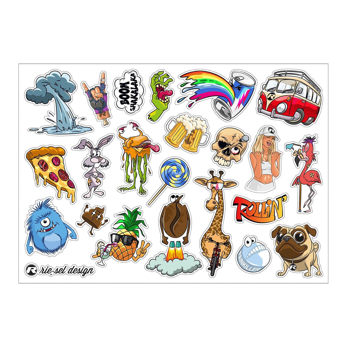 Riesel Design - Reflective Sticker Kits - STICKER:KIT