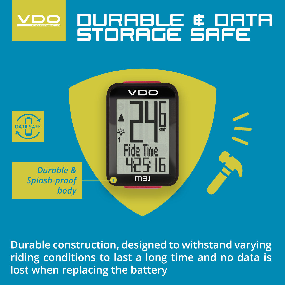 VDO Bicycle Computer M3.1 Wireless ZEITBIKE