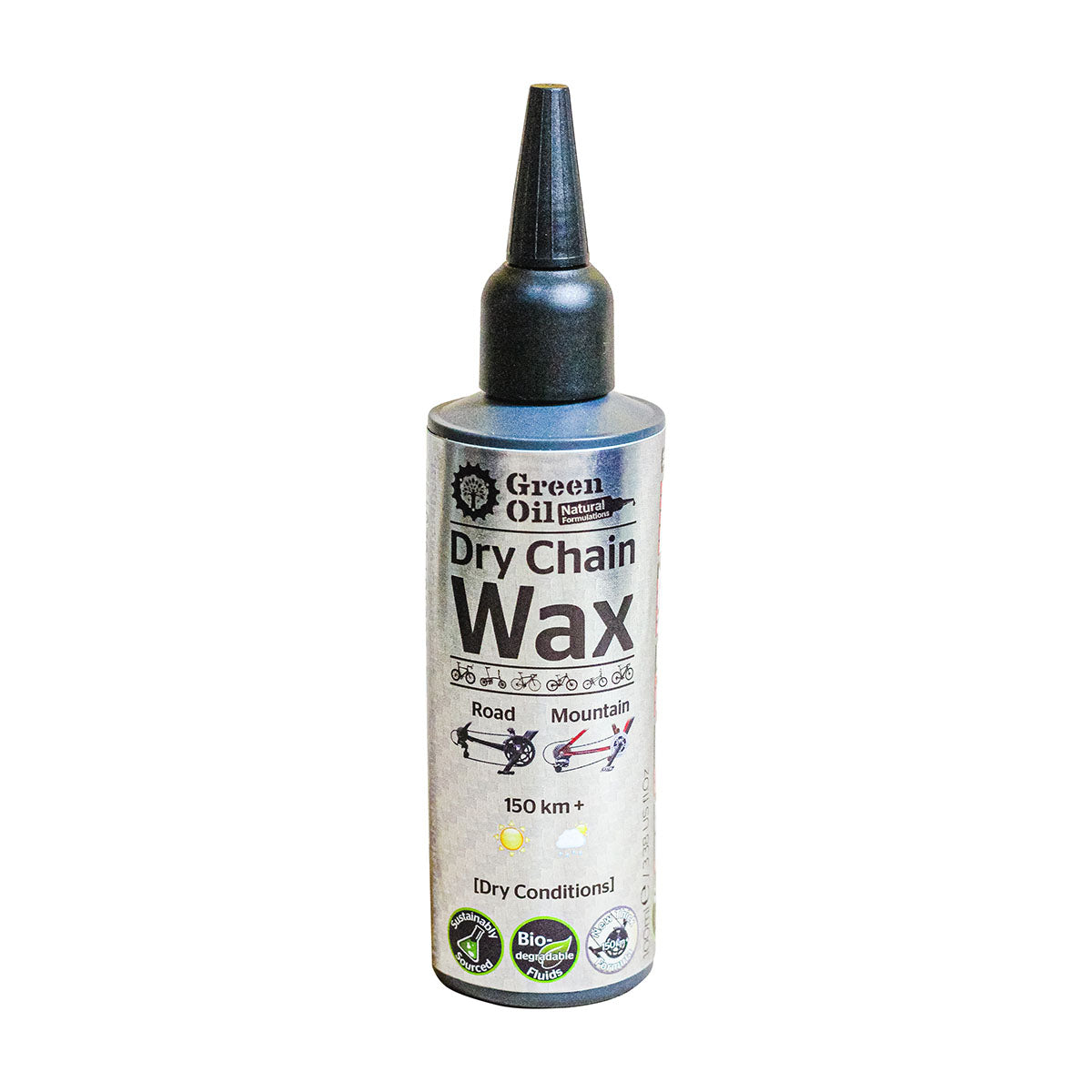 Green Oil Dry Chain Wax Dry Conditions 100ml ZEITBIKE