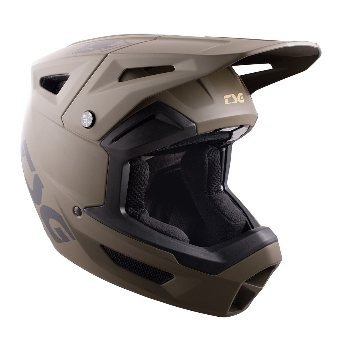 TSG Sentinel Helmet Full Face Downhill MTB Satin Grey M 56 57cm